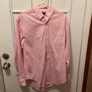Men’s long sleeve button down shirt.